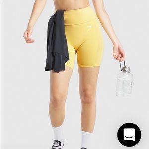 Gymshark Sol Lift Shorts Yellow